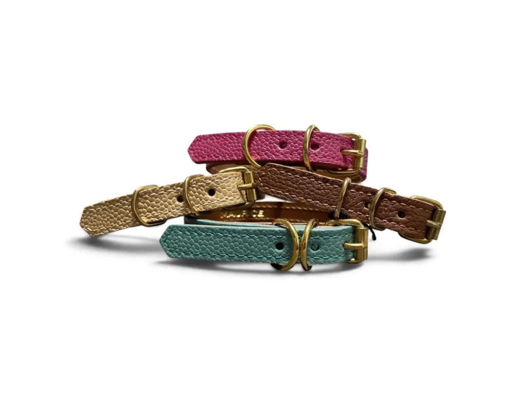 leather dog collars for small dogs
