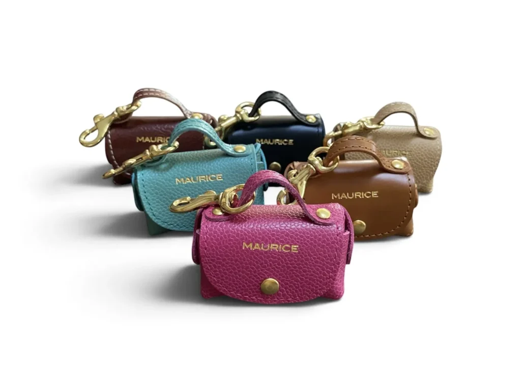 leather dog poop bag holder saiga tatarica