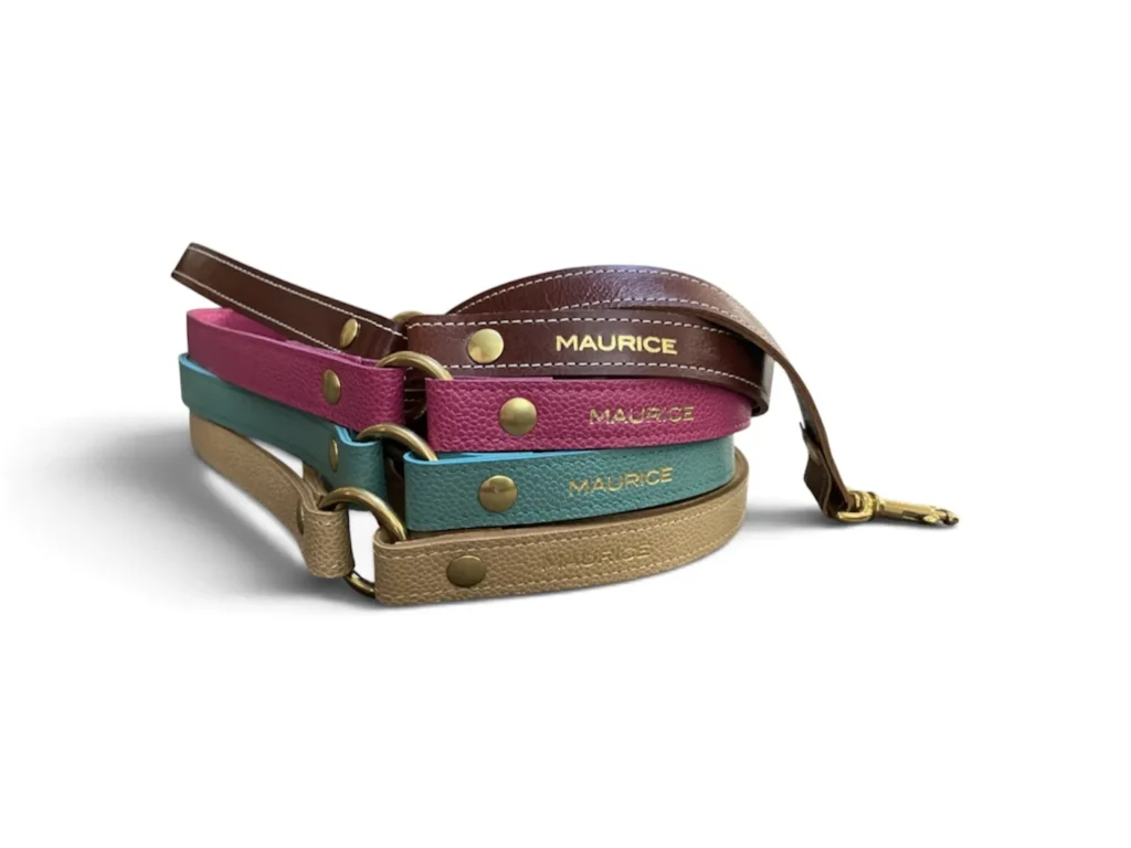 luxury leather dog leads pan paniscus