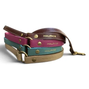 luxury leather dog leads pan paniscus